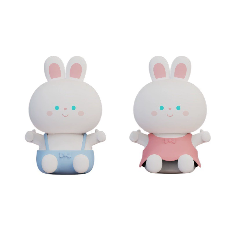 Silicone night light, rabbit for breastfeeding