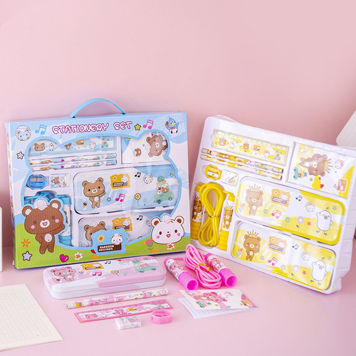 Creative Children's Stationery Set for Primary School Students Back to School Season Stationery Pack Gifts Kindergarten Prizes