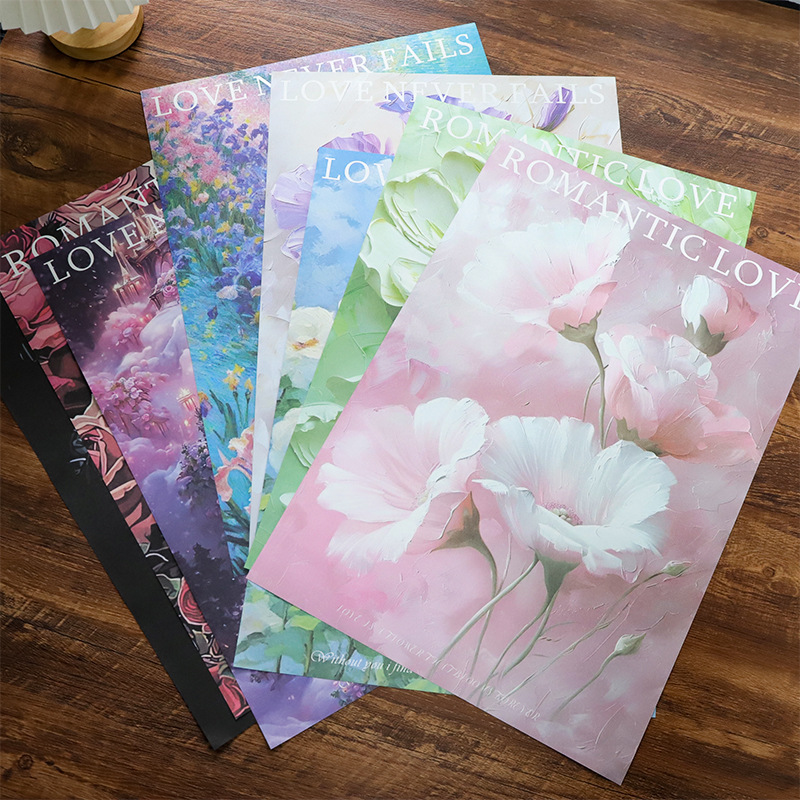 520 Día de San Valentín dulce flor ondulado papel de embalaje de flores de papel de arte ramo de flores materiales de florista materiales de flor