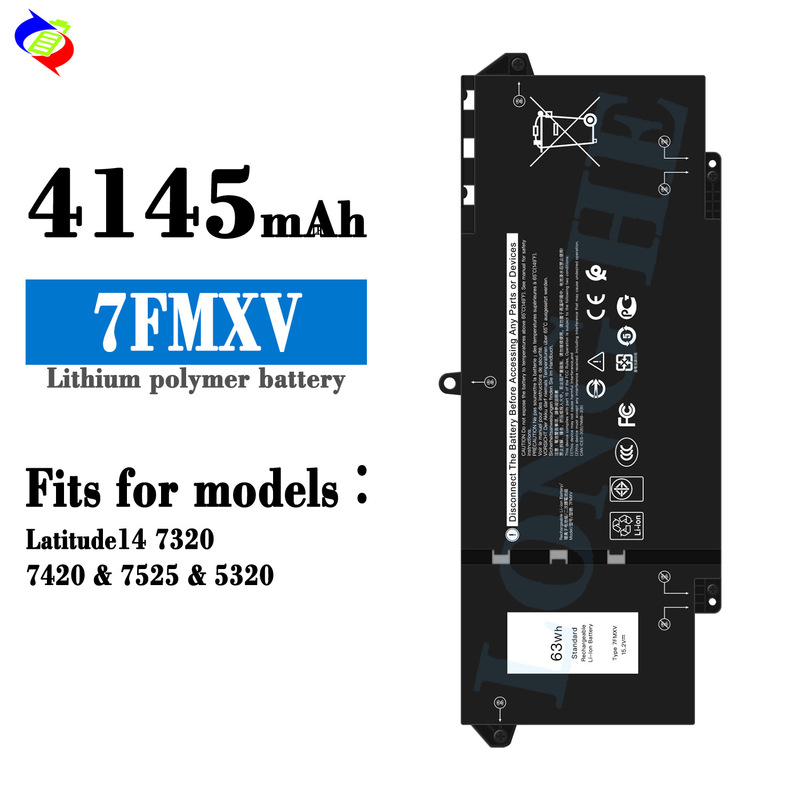 Suitable for Dell 7Fmxv Notebook Battery Latitude14 7320/7420/7525/5320 Wholesale