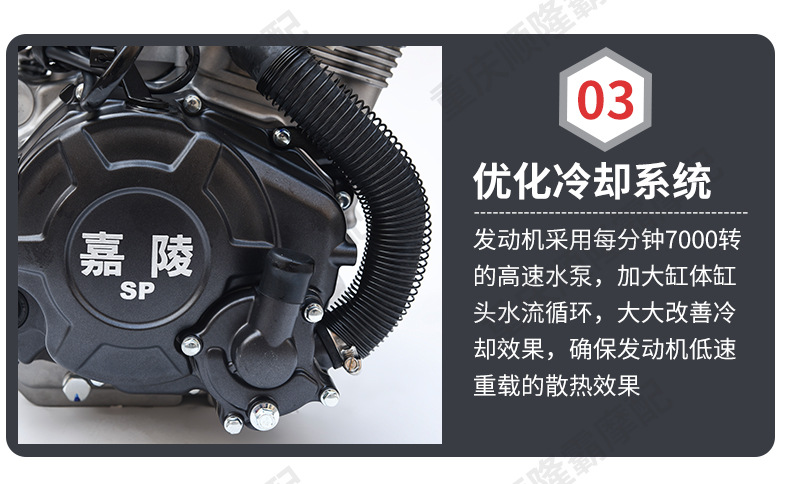 Jialing Brand Three-Wheel Motorcycle Engine Xuanjian 210 260 300 Water-Cooled Engine Brand New Original Engine