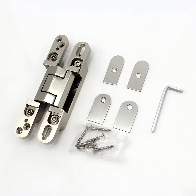 bisagra oculta especial para puerta de borde estrecho 40kg bisagra transversal ajustable tridimensional bisagra de puerta oculta