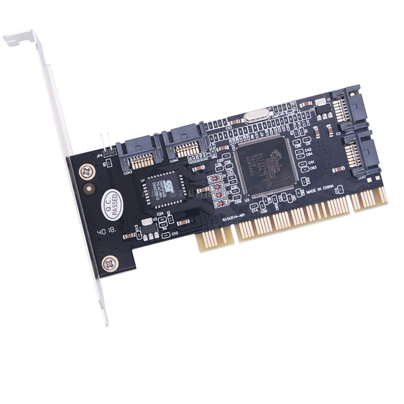 Desktop PCI to SATA array card 4 port 3114 expansion card disk array card free soft drive support 12T