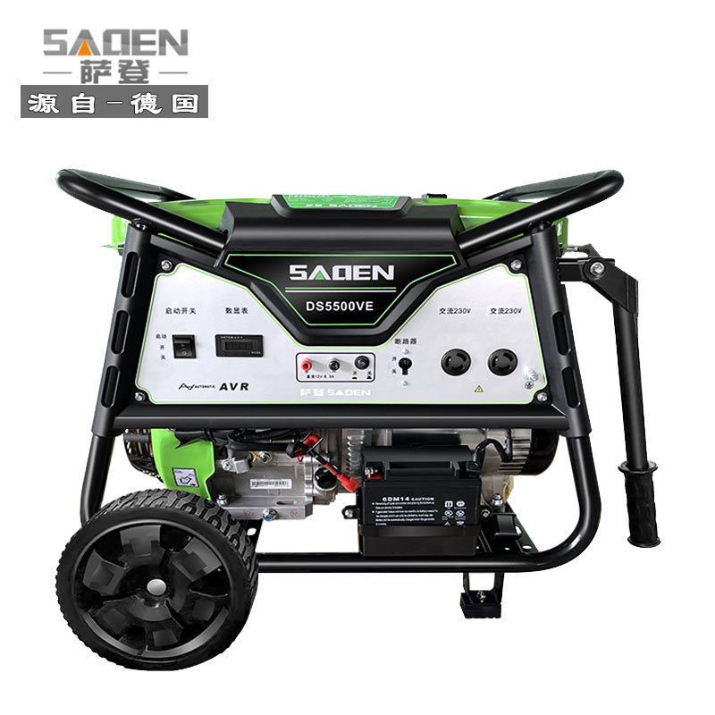 SADEN 3KW5KW8KW Генератор бензина открывает раму портативного дикого инженерного строительства.