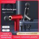 mini fascia gun deep muscle relaxation vibration massage gun low noise mute fascia grab mini portable fascia gun