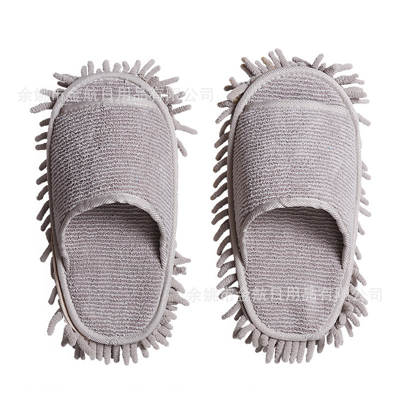 Cross-border Floor Wipe Slippers Lazy Floor Wipe Shoes Four Seasons Home Slippers Mop Shoes Cover Mute Floor Wooden Floor Slippers