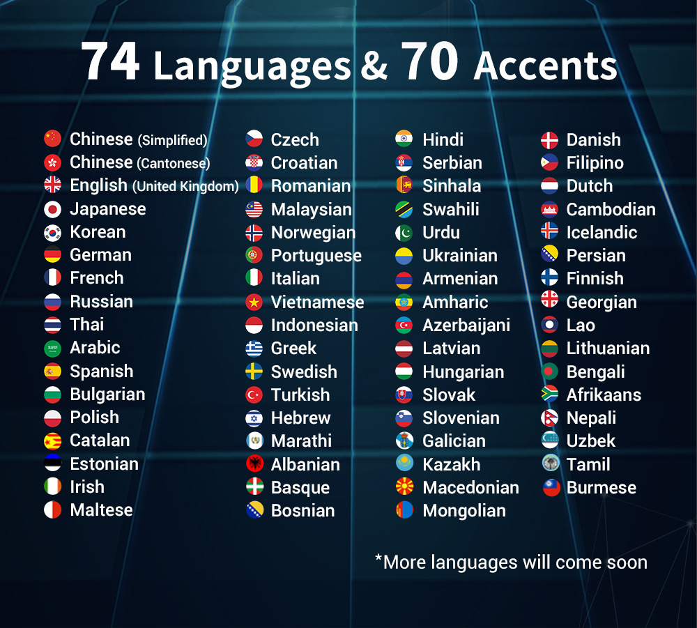 The new W12 precise offline intelligent voice translation machine offers 10 types of precise offline services for oral learning, overseas travel and foreign trade pic 3