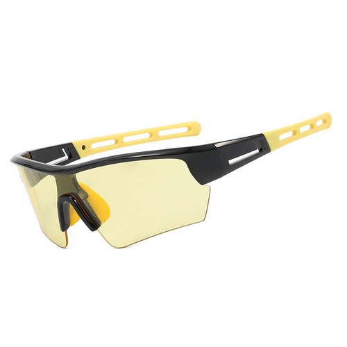 9332 Cross-border New Sports Sunglasses for Men and Women, Windproof Bicycle Sunglasses, Fashion Outdoor Riding Sunglasses, Wholesale