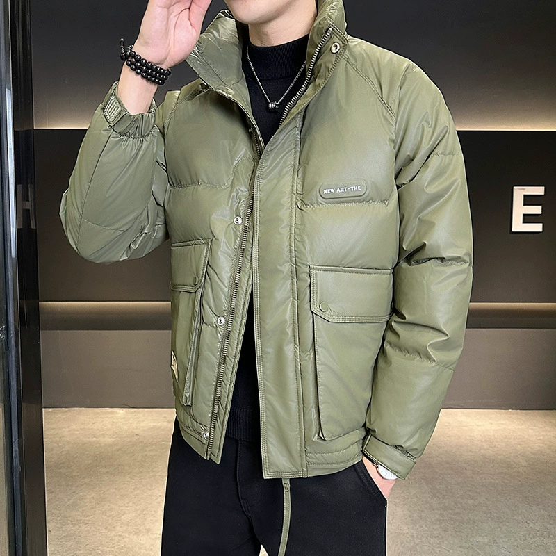 Зимний пуховик мужской короткий прилив