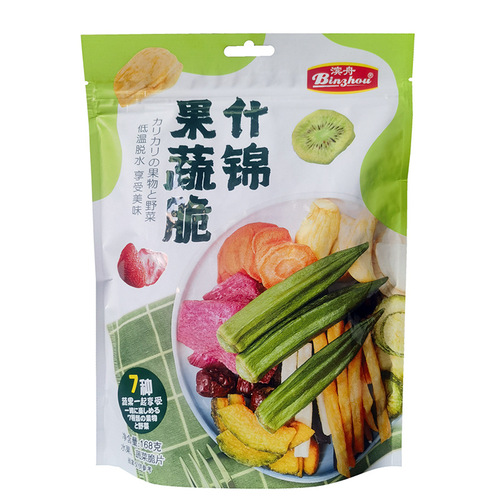 Comprehensive Fruit and Vegetable Crisps Mixed Bag Dried Fruit and Vegetable Snacks for Pregnant Women and Children Okra Crisps