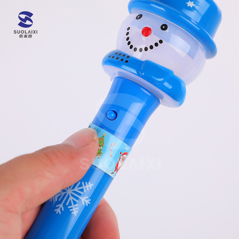 圣诞节发光摇摇棒LED闪光发光棒圣诞老人雪人圣诞树节日用品|undefined