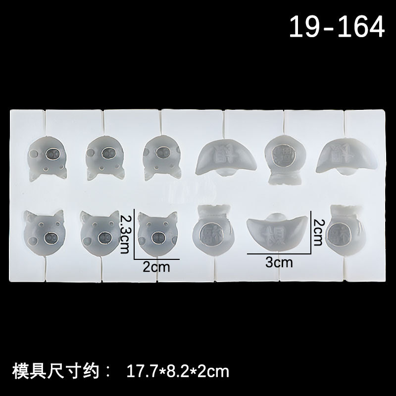 Palo Lollipop molde de silicona hogar de dibujos animados pequeño tamaño casero creativo molde de chocolate una variedad de modelos caseros