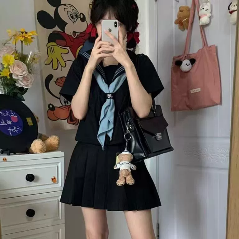 Japanese genuine base uniform, set for elementary school students