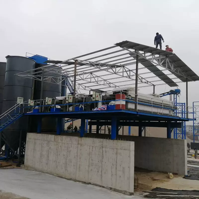 带式压滤机 淤泥处理全自动污泥脱水机 洗沙场淤泥处理设备制造