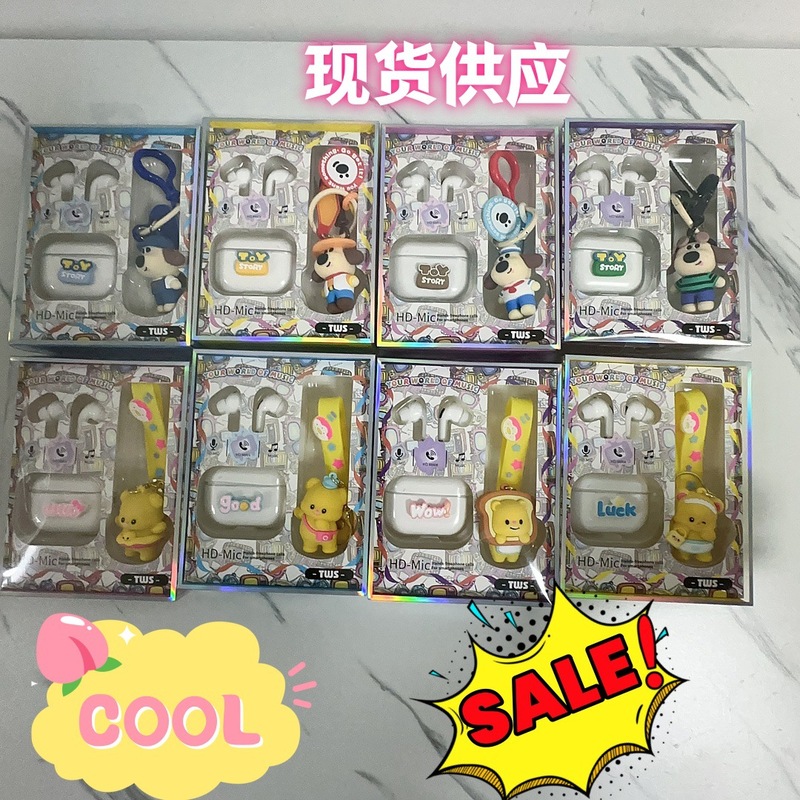 漫画 Bluetooth ヘッドセット セット TWS 漫画インイヤー超長バッテリー寿命スポーツ ワイヤレス ヘッドセット卸売|undefined