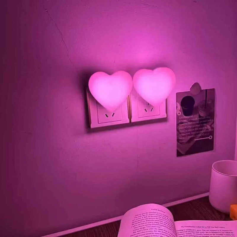 Night Light Led Switch Room Atmosphere Couple Bedroom Mood Bedside Lamp Sleep Romantic Love Lamp