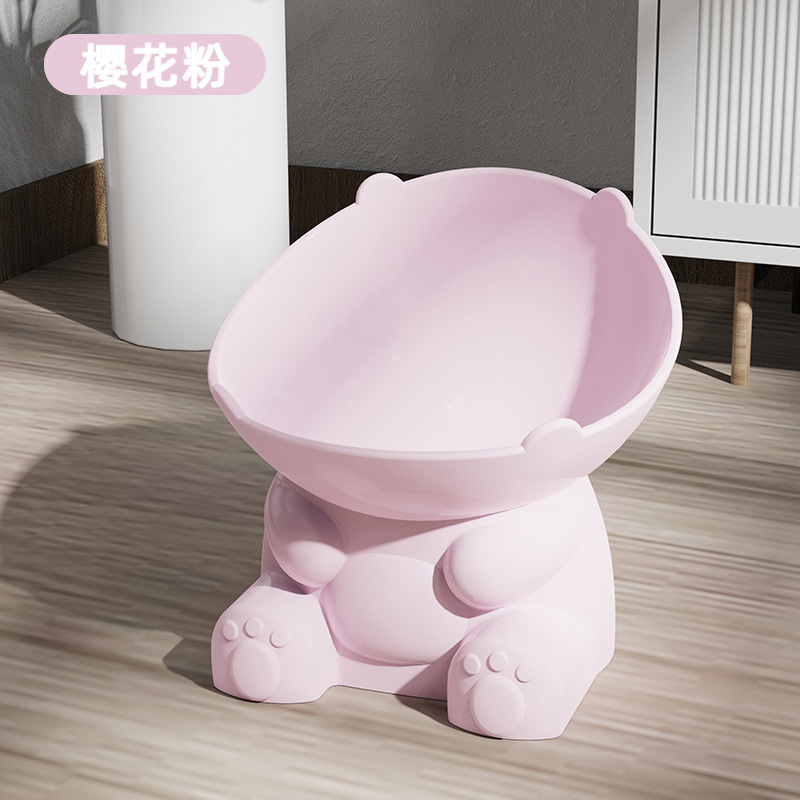 공룡 그릇--핑크색