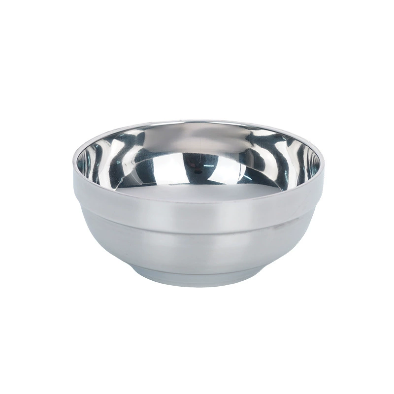 Double-layer tableware stainless steel for students, increased thickness