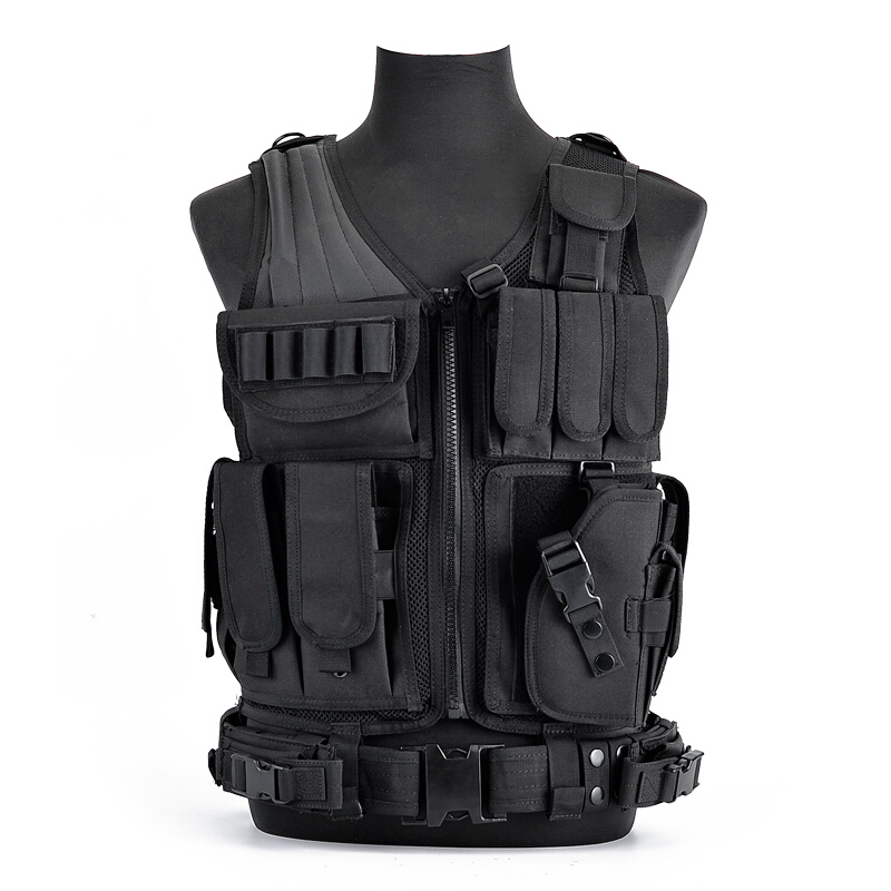 Factory direct outdoor equipment tactical vest vest mesh stab-proof vest breathable vest military fan protective equipment