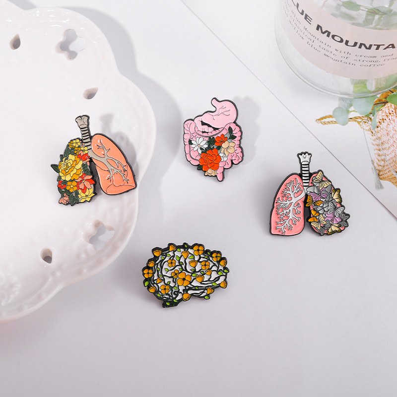 Fashion Pin Skull Alloy Stoving Varnish Unisex Brooches display picture 7