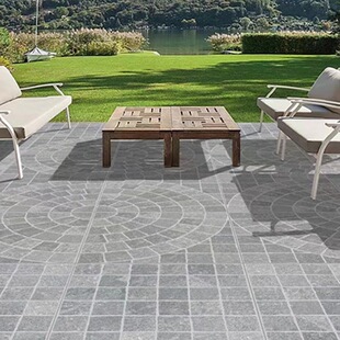 Outdoor Parquet Paving Stone Courtyard Floor Tiles B&B Yard House Garden Terrace Non-Slip Antique Tiles 600600