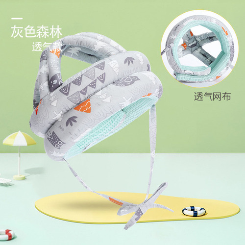 SpongeBob SquarePants Toddler Anti-fall Hat Safety Anti-collision Breathable Children's Anti-fall Baby Anti-fall Headrest Washable