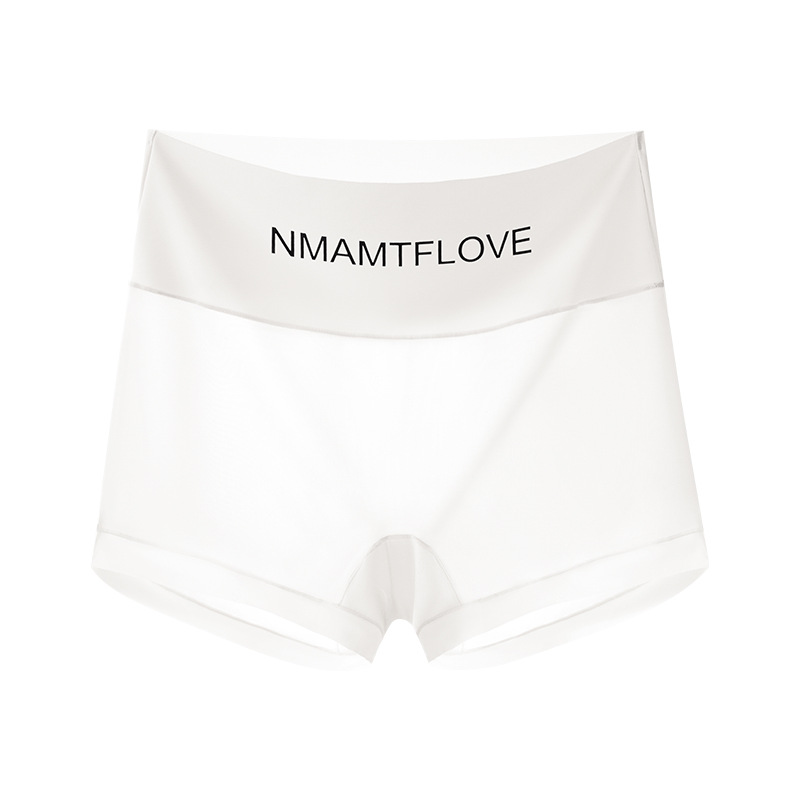 Pantalones de seguridad para mujeres anti-luz, bragas, entrepierna de algodón sin costuras dos en uno, bóxer de seda de hielo, pantalones de seguridad para mujeres de verano