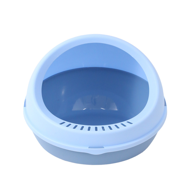 Caja de arena para gatos semicerrada a prueba de salpicaduras de inodoro de gato al por mayor caja de arena para gatos semicerrada de cielo estrellado grande caja de arena para gatos