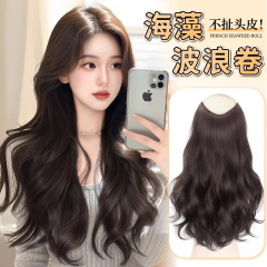 假发片女长发一片式大波浪长卷发仿真发增发量蓬松隐形无痕接发片