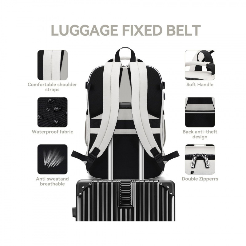 Nuevo cross-border 17.3 pulgadas mochila portátil con zapato gabinete 40L mochila de viaje