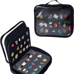 Amazon新品子供コレクター本エナメルピン展示ケースエナメルピンケースメダルバッグバッジバッグ