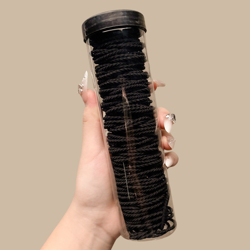 Coletero elástico sencillo de nuevo estilo 2026, banda para el pelo pequeña sin costuras para mujer, suave para el cabello, sujetador de cola de caballo.