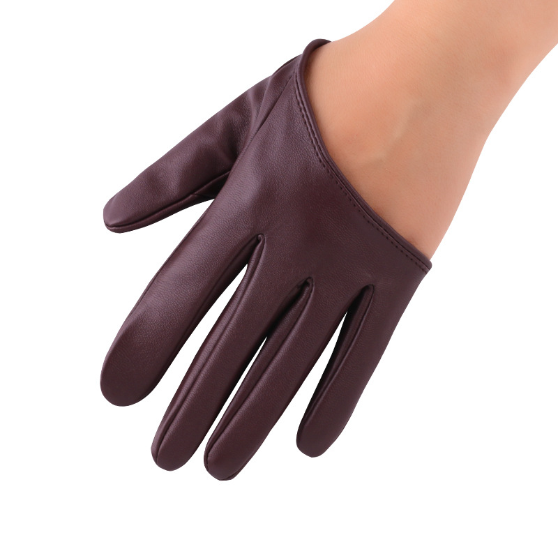 Nuevo rendimiento de las mujeres guantes hip hop discoteca DS danza dedo medio Palma danza coreana punk rendimiento guantes