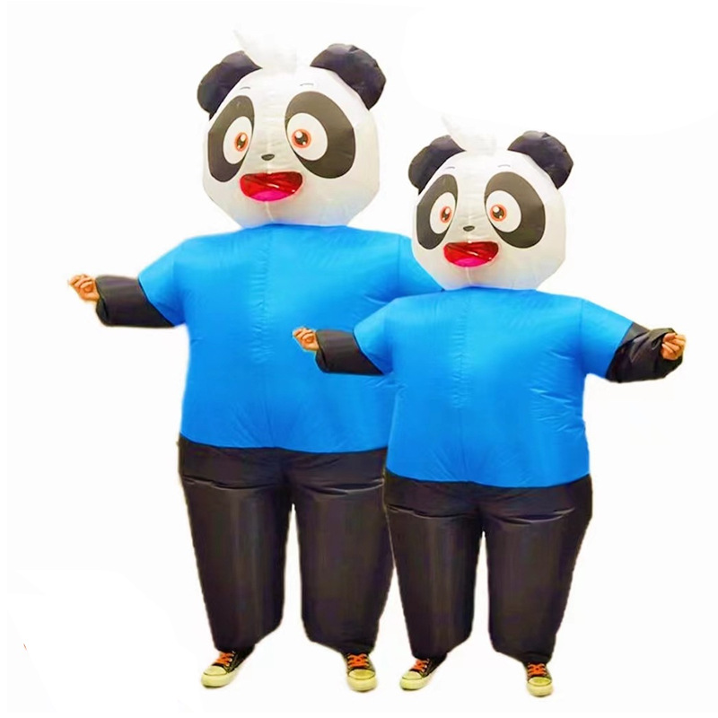 Venta caliente Traje inflable transfronterizo Dinosaurio de Halloween Alien Tyrannosaurus Rex Dress Up Ropa de actuación divertida Decoración de fiesta