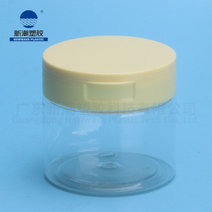 Trendy Plastic Skin Care Packaging Materials, Flip-Top Makeup Cotton with Tweezers, Pet Makeup Remover Cotton Jars, Source Manufacturers Can Be Customized