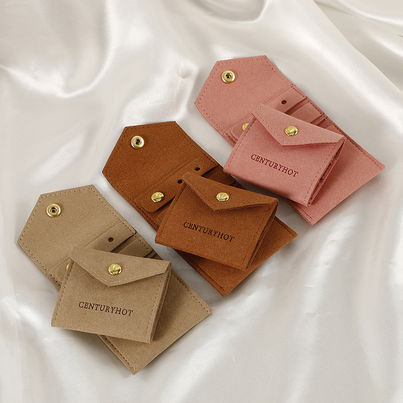 1 Pièce Super-filament Élégant Femme Style Simple Vacances Voyage Selfies Couleur Unie Sacs D'emballage Bijoux display picture 3