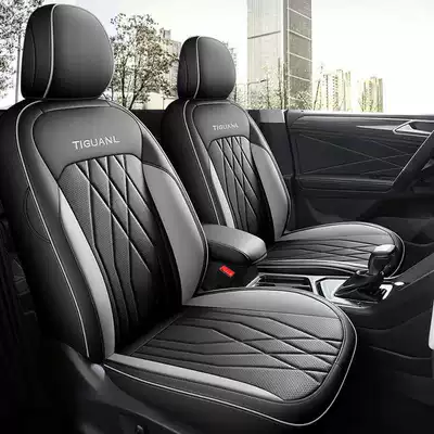 seasons, full-coverage design, leather, breathable, Modelə uyğun (Original) oturacaq örtükləri - black-and-gray-standard-version-note-the-model-year-rear-seats-fully-covered