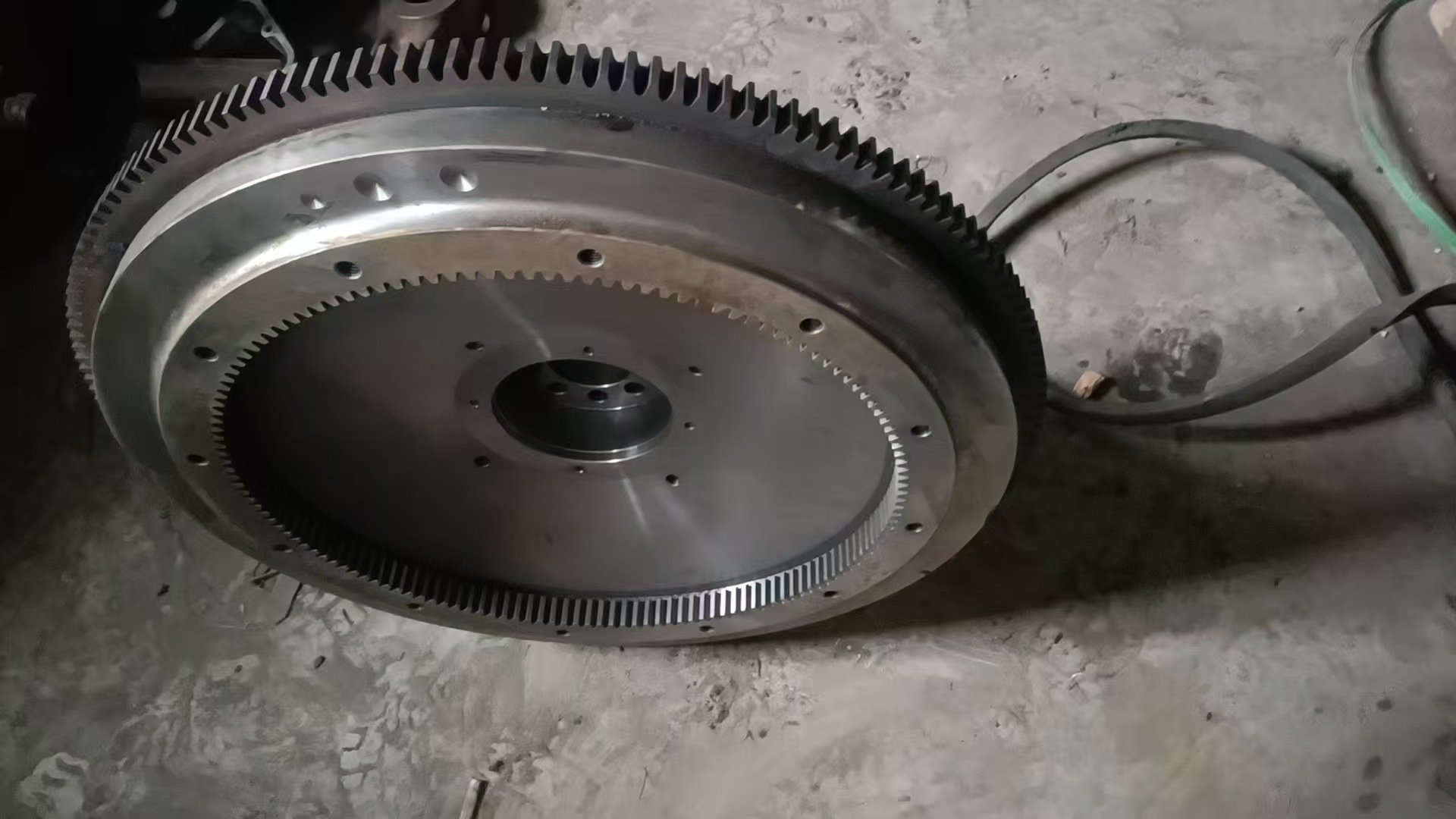 Flywheel Assembly Manufacturer Supplies Shantui 220 Engine Flywheel Assembly 612600020714 Diesel Engine Flywheel