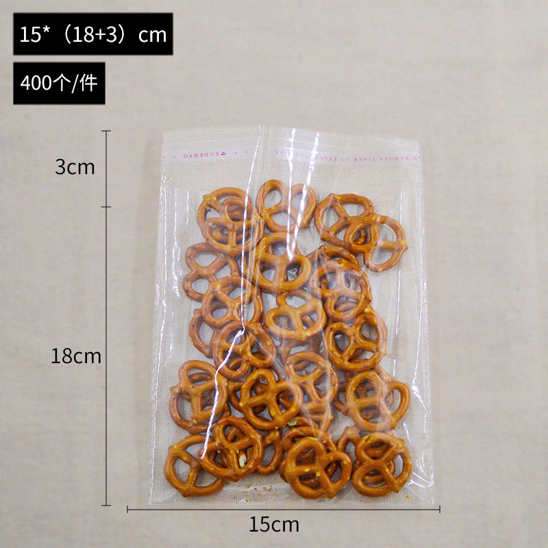 Huaxin Tiancheng bolsa autoadhesiva, bolsa de pan transparente en blanco, bolsas de bocadillos transparentes, bolsas de frutas y frutas, embalaje de horneado