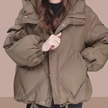 羽绒棉服女2025冬季新款棉衣棉服爆款外套棉袄夹棉中长款加厚女装