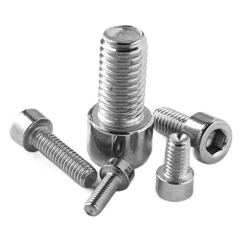 201 из нержавеющей стали цилиндрическая головка внутренний шестиугольный винт m8 половина зубной чашки головка винт m6 мебельный болт полный зуб m10m12