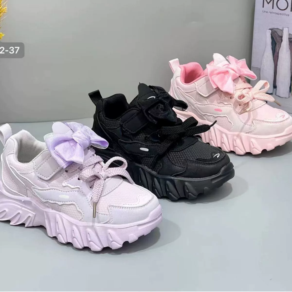 Модели осени 2023 года Новые Delhui Campus Girls Exclusive Leather Dad Shoes Оптовая продажа для студентов 3807