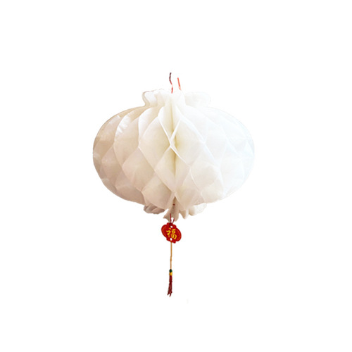 【Factory Wholesale】White Plastic Lanterns for Funerals, used in Funeral Hall Arrangements, Funeral Supplies, Grave Sweeping Decorations