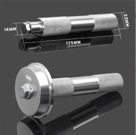 10 piezas de herramientas de desmontaje de peeling oblicuo, desmontaje de cojinetes de ruedas, bujes, manguito de goma, herramienta de presión, reparación de automóviles, protección de automóviles