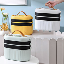 旋转多层药箱家庭装大容量药品收纳盒分隔急救箱应急家庭装医药箱