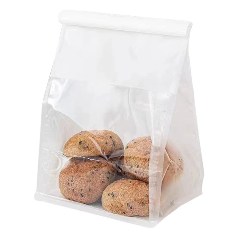 Мешок для тостов Нарезанное картофельное печенье West Point Скрученная железная проволока Самоуплотняющаяся Водонепроницаемая и маслостойкая сумка для выпечки из крафт-хлопковой бумаги
