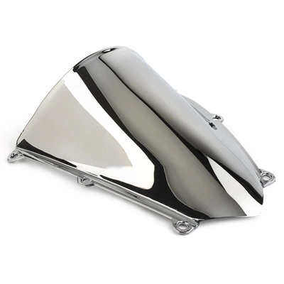 Windshield Front Windshield, Motorcycle front windshield - 06070003-silver-plated