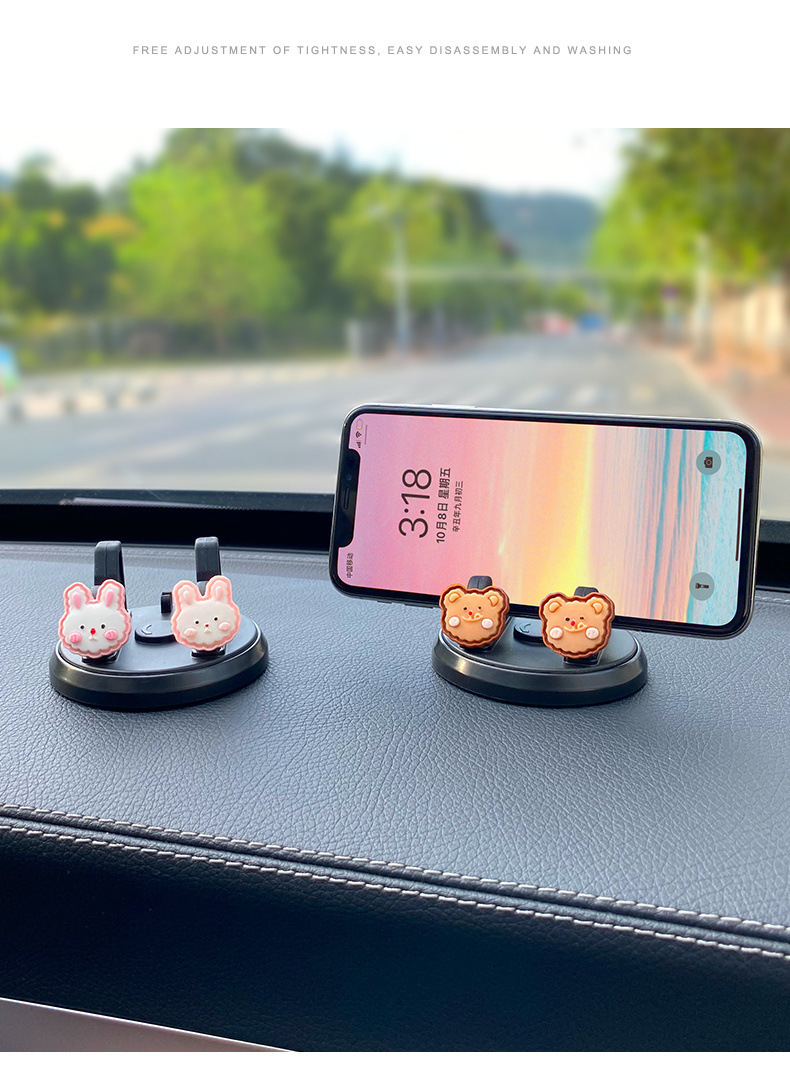 Car Mobile Phone Holder 2025 New Car Supplies In-Car Central Control Instrument Panel Car Support Navigation Stand Support