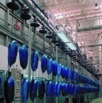 Manufacturer Supplies Hanging Motorcycle Accessories Spray Chain Conveyor Assembly Line, Automatic Painting Production Line