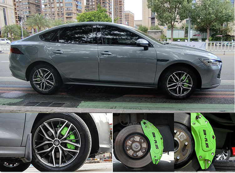 Suitable for Byd Qin Plus Brake Caliper Cover Modified Han, Tang, Song and Yuan Aluminum Alloy Cover Destroyer 05 Seal E9